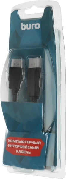 Кабель аудио-видео Buro DisplayPort (m)/HDMI (m) 1.8м. позолоч.конт. черный (BHP RET HDMI_DPP18)