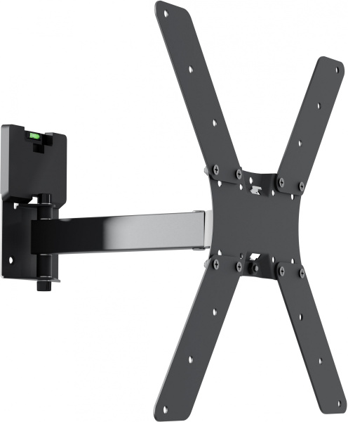 Кронштейн для телевизора Holder LCDS-5520-B черный 32"-55" макс.45кг настенный поворотно-выдвижной и наклонный