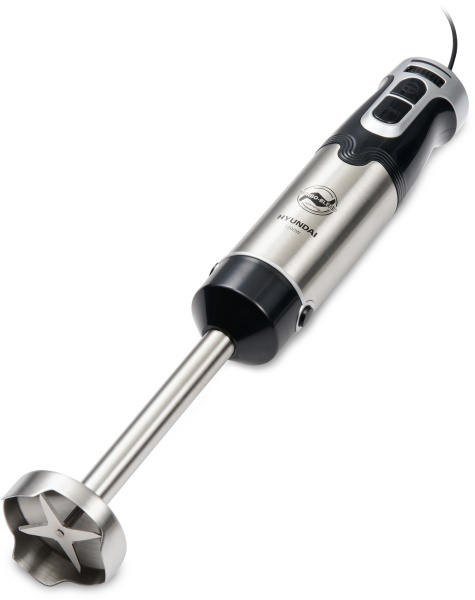 Блендер погружной Hyundai HYB-H3935 1200Вт черный/серебристый