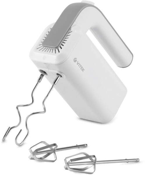 Миксер ручной Vitek VT-1420 400Вт белый/серебристый