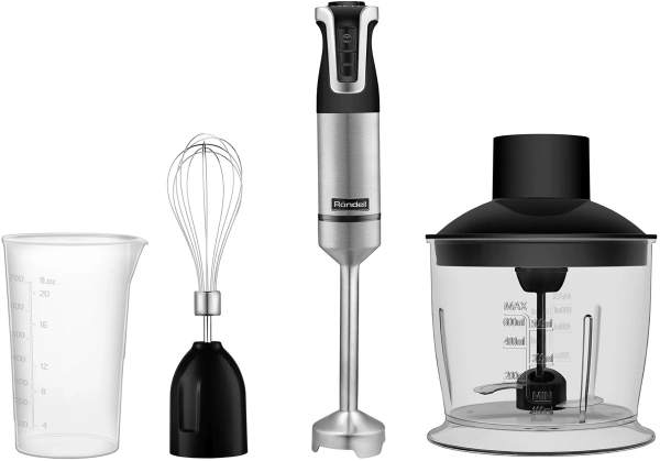 Блендер погружной Rondell RDE-1304 1800Вт черный/нержавеющая сталь