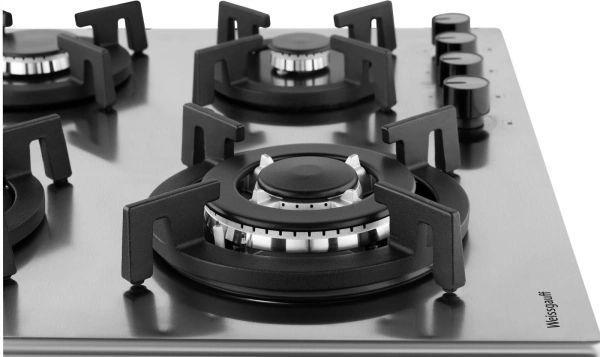 Газовая варочная поверхность Weissgauff HGG 641 XRV нержавеющая сталь