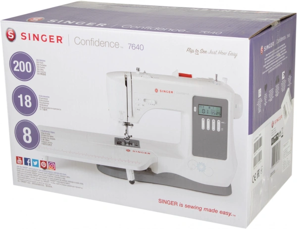 Швейная машина Singer Confidence 7640Q белый