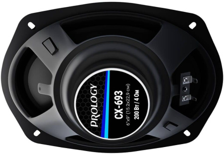 Колонки автомобильные Prology CX-693 200Вт 90дБ 4Ом 15x23см (6x9дюйм) (ком.:2кол.) коаксиальные трех