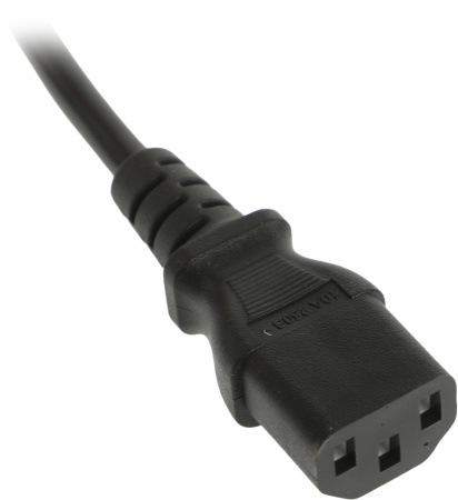 Шнур питания Hyperline PWC-IEC13-SHM-5.0-BK C13-Schuko проводник.:3x1.0мм2 5м 250В 10А (упак.:1шт) черный