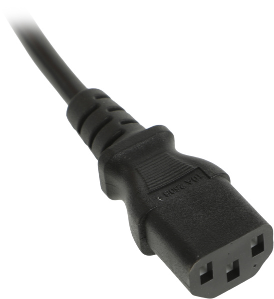 Шнур питания Hyperline PWC-IEC13-SHM-5.0-BK C13-Schuko проводник.:3x1.0мм2 5м 250В 10А (упак.:1шт) черный