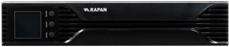 Источник бесперебойного питания Бастион RAPAN-UPS 1000-RACK-IN-2X9 700Вт 1000ВА черный