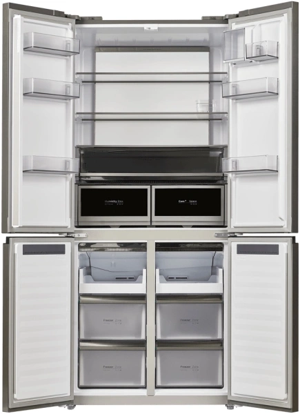 Холодильник Maunfeld MFF190NFDSX 3-хкамерн. нержавеющая сталь