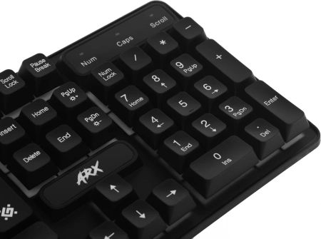 Клавиатура Defender Arx GK-196L RU черный USB for gamer LED