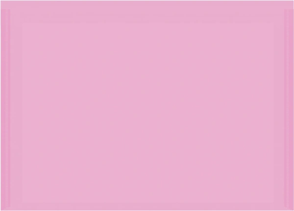 Конверт на кнопке Бюрократ Pastel -PKPAST/PINK A4 пластик 0.18мм розовый