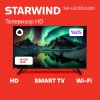 Телевизор LED Starwind 32" SW-LED32SG300 Яндекс.ТВ Frameless черный HD 60Hz DVB-T DVB-T2 DVB-C DVB-S DVB-S2 USB WiFi Smart TV