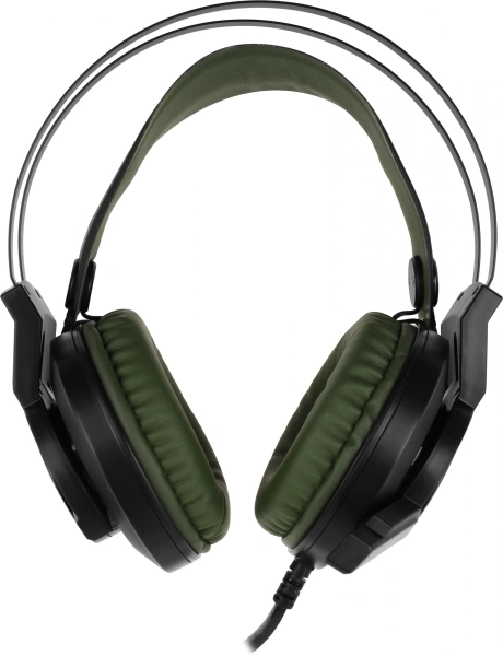 Наушники с микрофоном A4Tech Bloody J450 черный/зеленый 1.8м мониторные оголовье (J450)