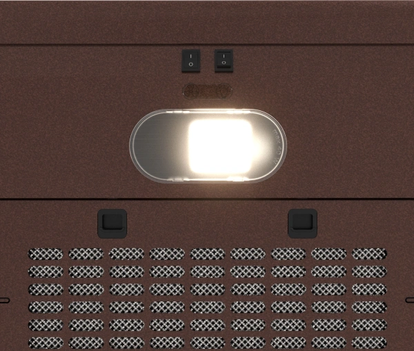 Вытяжка каминная Elikor Сатурн 50П-180-В1Л медный антик/золотистый управление: кнопочное (1 мотор)