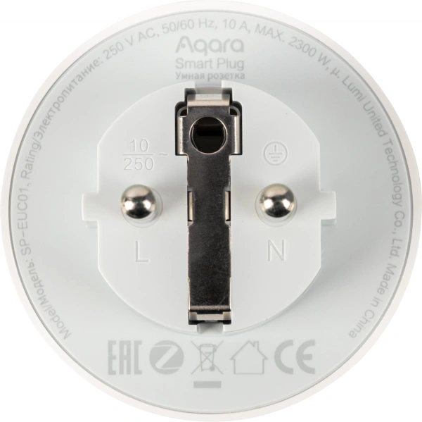 Умная розетка Aqara Smart Plug EU белый (SP-EUC01)