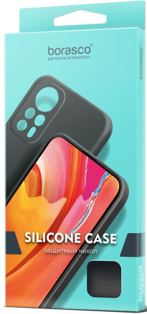 Чехол (клип-кейс) BoraSCO для Infinix Hot 40i/Smart 8/8 Plus/8 Pro Silicone Case 72660 зеленый опал