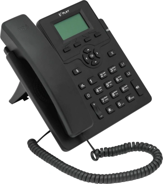 Телефон IP Флат Flat-Phone-C10 черный