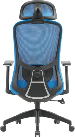 Кресло Cactus CS-MC515-BL темно-синий сиденье темно-синий сетка/ткань с подголов. крестов. пластик пластик черный