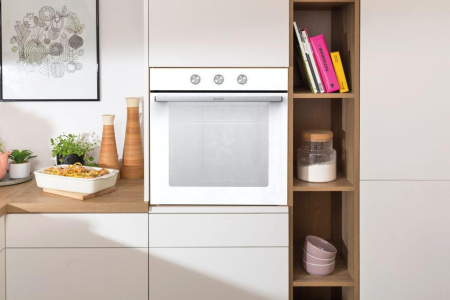 Духовой шкаф Электрический Gorenje BO6725E02WG белый/нержавеющая сталь