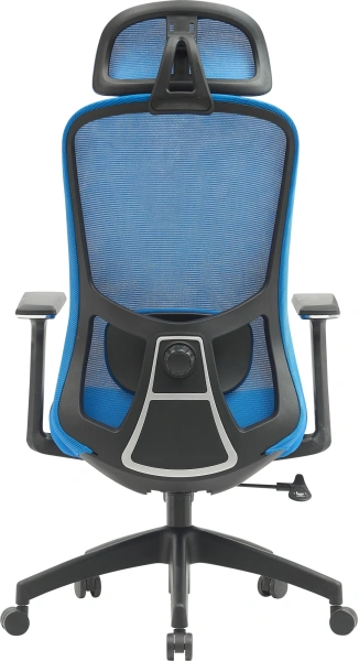 Кресло Cactus CS-MC515-BL темно-синий сиденье темно-синий сетка/ткань с подголов. крестов. пластик пластик черный