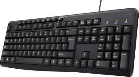 Клавиатура Оклик 305M черный USB Multimedia (1659987)