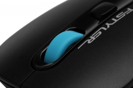 Мышь A4Tech Fstyler FM10 черный/синий оптическая (1600dpi) USB (4but)