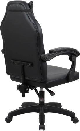 Кресло игровое Оклик Spirit черный сиденье черный с подголов. крестов. пластик черный пластик черный