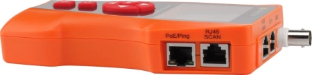 Тестер кабельный Lanmaster LAN-PRO-L/TPK-POE (упак:1шт) оранжевый
