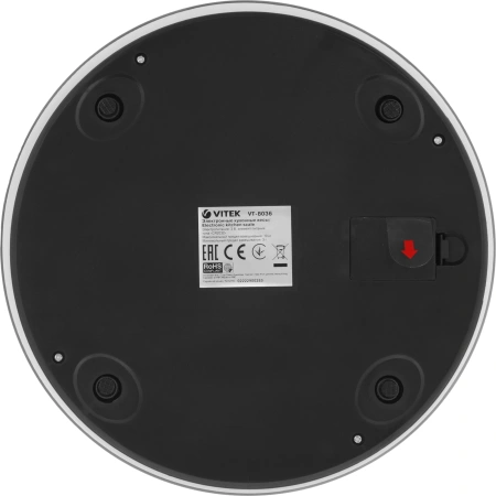 Весы кухонные электронные Vitek VT-8036 макс.вес:10кг серый/помидоры