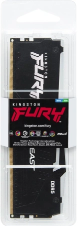 Память DDR5 8GB 5600MHz Kingston KF556C36BBEA-8 Fury Beast Black Expo RGB RTL Gaming PC5-44800 CL36