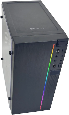 Корпус Оклик OCC-MN306 черный без БП mATX 2xUSB2.0 1xUSB3.0 audio