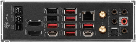 Материнская плата MSI MPG X670E CARBON WIFI SocketAM5 AMD X670 4xDDR5 ATX AC`97 8ch(7.1) 2.5Gg RAID+