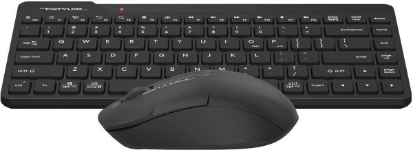 Клавиатура + мышь A4Tech Fstyler FG2200 Air2 клав:черный мышь:черный USB беспроводная slim (FG2200 A