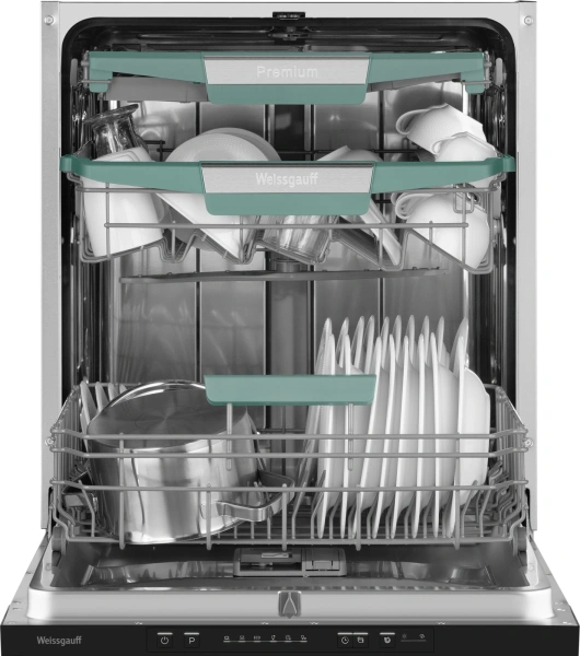 Посудомоечная машина встраив. Weissgauff BDW 6136 D Inverter AutoOpen Infolight 2100Вт полноразмерная инвертер