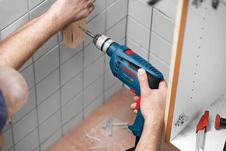 Дрель ударная Bosch GSB 13 RE Professional 600Вт патрон:быстрозажимной реверс (0601217100)