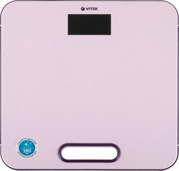 Весы напольные электронные Vitek VT-1968 P макс.180кг розовый