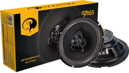 Колонки автомобильные Phantom FS-165 (без решетки) 80Вт 92дБ 4Ом 16.5см (6 1/2дюйм) (ком.:2кол.) коаксиальные двухполосные