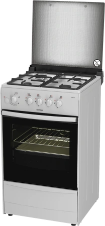Плита Газовая Darina 1B1 GM 441 018 W белый/черный реш.чугун