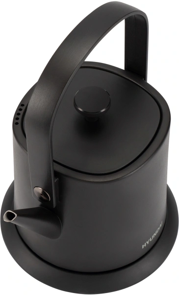 Чайник электрический Hyundai HYK-S2042 0.6л. 1000Вт черный корпус: металл