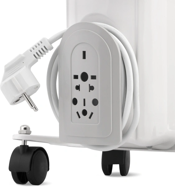 Радиатор масляный Vitek VT-1707 1000Вт белый