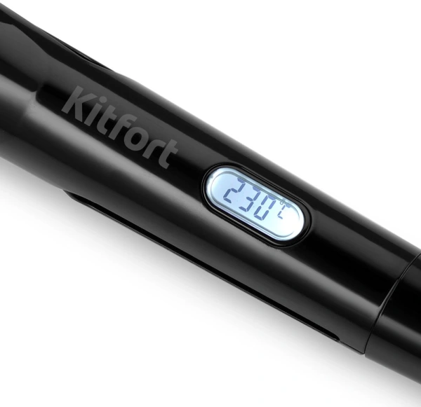 Выпрямитель Kitfort КТ-3225 45Вт черный макс.темп.:230С покрытие:керамическое