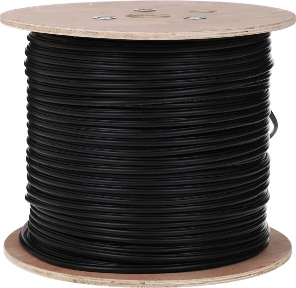 Кабель информационный ITK Generica BC3-C5E04-359-305-G кат.5E F/UTP 4X2X24AWG LDPE внешний 305м черный