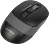 Мышь A4Tech Fstyler FG10S черный/серый оптическая (2000dpi) silent беспроводная USB для ноутбука (4but)