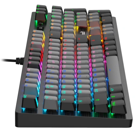 Клавиатура A4Tech Bloody B828N механическая черный/серый USB for gamer LED (B828N (GREY+BLACK))