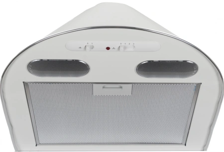 Вытяжка каминная Elikor Эпсилон 50П-430-П3Л белый/серебристый управление: ползунковое (1 мотор)