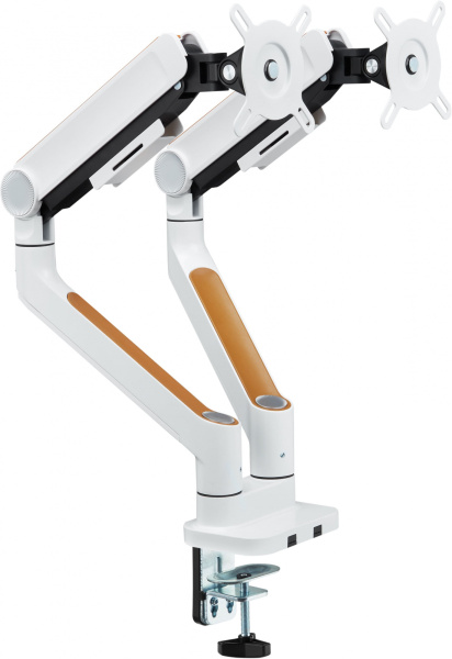 Кронштейн для мониторов Ultramounts UM733W белый 17"-32" макс.8кг настольный поворот и наклон 2