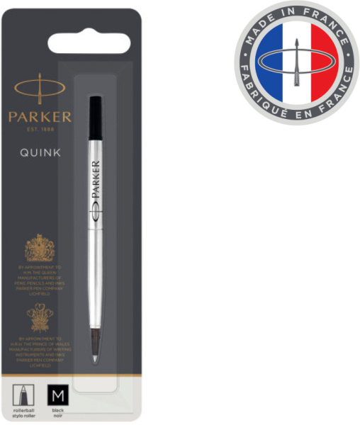Стержень роллер Parker Quink Z01 (CW1950323) M 0.7мм черные чернила блистер