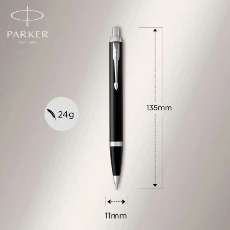 Ручка шариков. Parker IM Core K321 (CW1931665) Black CT M син. черн. подар.кор.