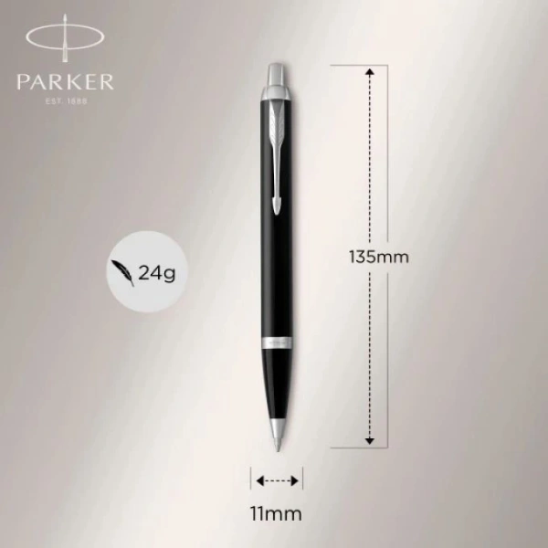Ручка шариков. Parker IM Core K321 (CW1931665) Black CT M син. черн. подар.кор.