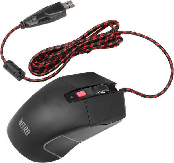 Мышь Acer Nitro OMW301 черный оптическая (7200dpi) USB (6but)