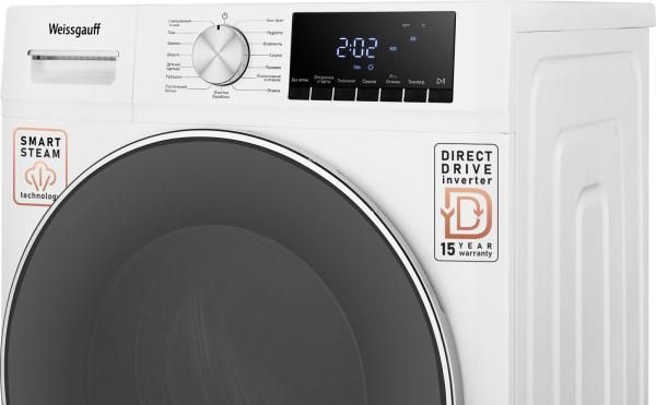 Стиральная машина Weissgauff WMD 58411 кл.:B фронт. макс.:11кг (с сушкой) белый